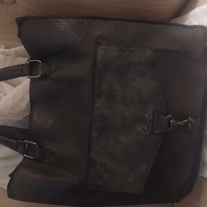 Steve Madden Dark Gray  Saddle Bag Purse. A few call outs (See the Photos)